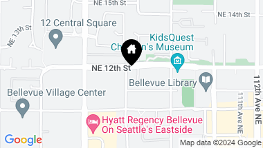 Map of 1100 106th Avenue NE #903, Bellevue WA, 98004
