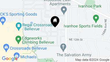 Map of 16245 NE 12th Court #G85, Bellevue WA, 98008
