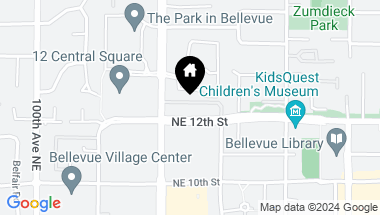 Map of 10465 NE 12th Place #104, -2849 Unit: 104, Bellevue WA, 98004