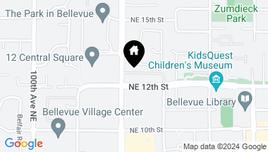 Map of 10415 NE 12th Place #101, Bellevue WA, 98004