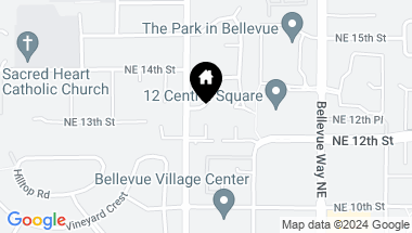 Map of 10021 NE 13th Street, Bellevue WA, 98004