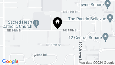 Map of 1343 98th Avenue NE, Clyde Hill WA, 98004