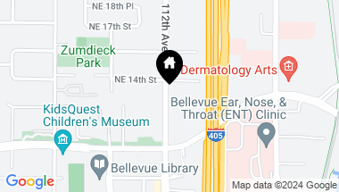 Map of 11223 NE 13th Lane, Bellevue WA, 98004