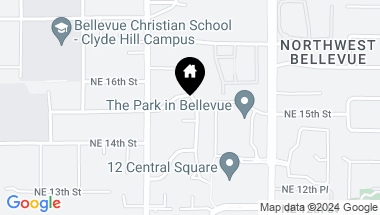 Map of 1503 102nd Avenue NE, Bellevue WA, 98004