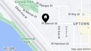 Map of 415 W Mercer Street #301, Seattle WA, 98119