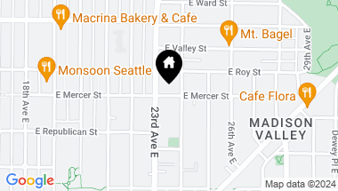 Map of 2312 E Mercer Street, Seattle WA, 98112
