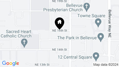 Map of 9831 NE 16th Street, Bellevue WA, 98004