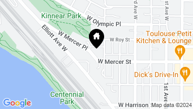 Map of 522 W Mercer Place #202, Seattle WA, 98119