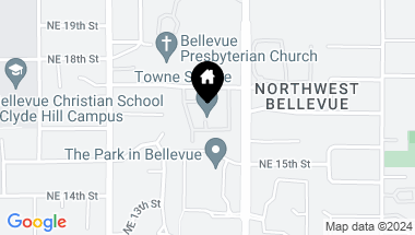 Map of 10221 NE 16th Street #H5, -3629 Unit: H5, Bellevue WA, 98004