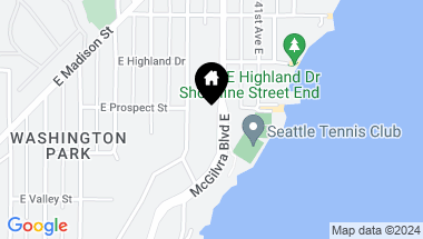 Map of 1031 McGilvra Boulevard E, Seattle WA, 98112