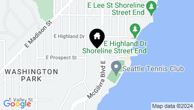Map of 1101 McGilvra Boulevard E, Seattle WA, 98112