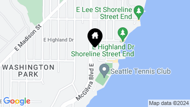 Map of 1108 McGilvra Boulevard E, Seattle WA, 98112