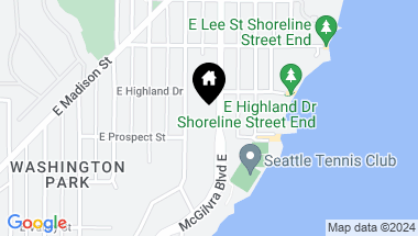 Map of 1115 McGilvra Boulevard E, Seattle WA, 98112