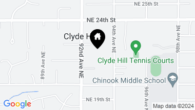 Map of 2119 94th Avenue NE, -3120, Clyde Hill WA, 98039