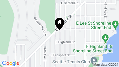 Map of 1230 37th Avenue E, Seattle WA, 98112