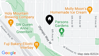 Map of 1223 8th Avenue W, Seattle WA, 98119