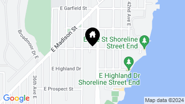 Map of 1233 McGilvra Boulevard E, -4400, Seattle WA, 98112
