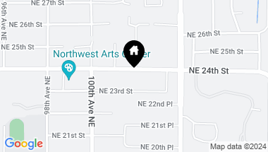 Map of 10211 NE 24th Street, Bellevue WA, 98004