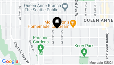 Map of 1401 5th Avenue W #408, Seattle WA, 98119