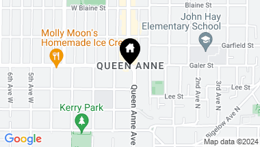Map of 1417 Queen Anne Avenue N #211, Seattle WA, 98109