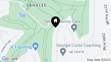 Map of 2223 Sahalee Drive E, Sammamish WA, 98074