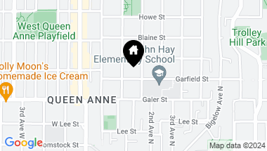Map of 164 Garfield Street, Seattle WA, 98109
