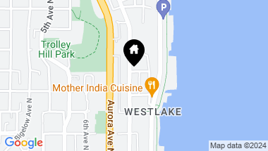 Map of 1628 Dexter Avenue N, Seattle WA, 98109