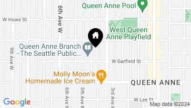 Map of 1608 4th Ave W , Seattle WA, 98119