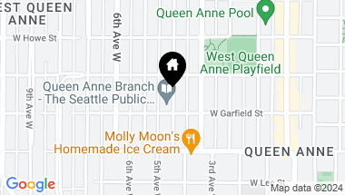 Map of 1610 4th Ave W , Seattle WA, 98119