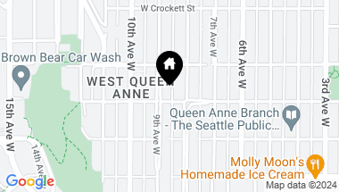 Map of 816 W Blaine Street, Seattle WA, 98119