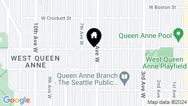 Map of 603 W Howe Street, Seattle WA, 98119