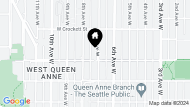 Map of 1913 7th Avenue W #A, Seattle WA, 98119
