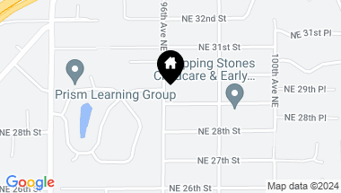 Map of 9610 NE 29th Street, Bellevue WA, 98004