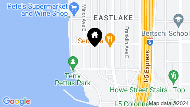 Map of 2029 Yale Avenue E #D, Seattle WA, 98102