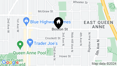 Map of 211 Boston Street #A, -2329 Unit: A, Seattle WA, 98109