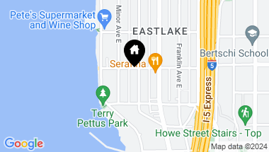 Map of 2029 Yale Avenue E #B, Seattle WA, 98102