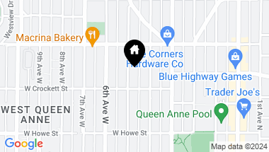 Map of 2116 5th Avenue W, Seattle WA, 98119
