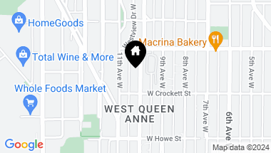 Map of 2123 10th Avenue W #D, Seattle WA, 98119