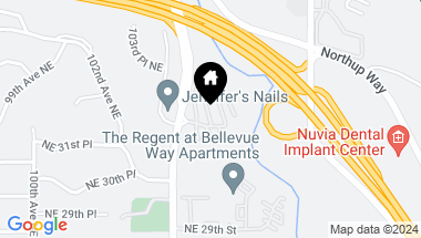 Map of 10513 NE 32nd Place #H106, Bellevue WA, 98004