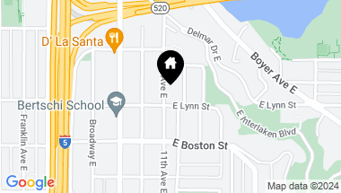 Map of 2308 11th Avenue E, Seattle WA, 98102