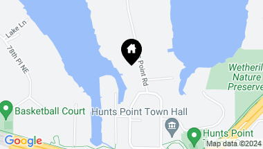 Map of 3227 Hunts Point Road, Hunts Point WA, 98004