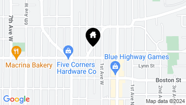 Map of 2406 2nd Avenue W, Seattle WA, 98119