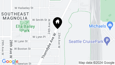 Map of 2334 Thorndyke Avenue W #202, Seattle WA, 98199