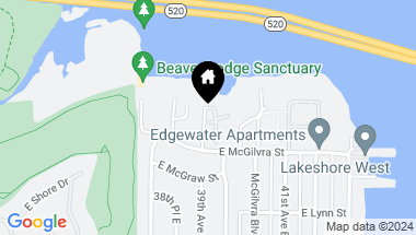 Map of 2544 39th Avenue E, Seattle WA, 98112