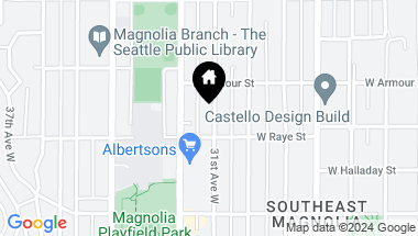 Map of 2615 31st Avenue W, Seattle WA, 98199