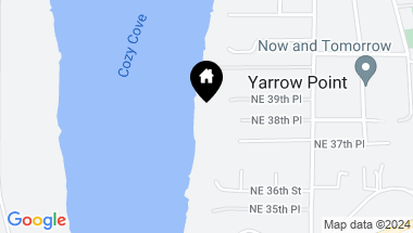 Map of 9011 NE 38th Place, Yarrow Point WA, 98004