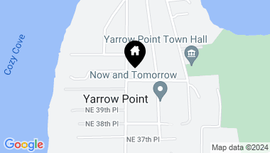 Map of 4000 92nd Avenue NE, Yarrow Point WA, 98004