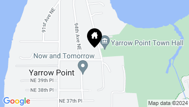 Map of 4015 95th Avenue NE, Yarrow Point WA, 98004