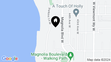 Map of 2857 Magnolia Boulevard W, Seattle WA, 98199