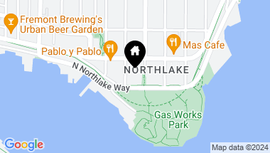 Map of 1760 N Northlake Way #528, Seattle WA, 98103